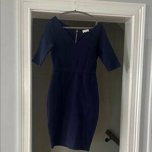 Milly Deep Blue Midi Dress